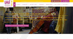Desktop Screenshot of iaf-reseau.com