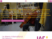 Tablet Screenshot of iaf-reseau.com